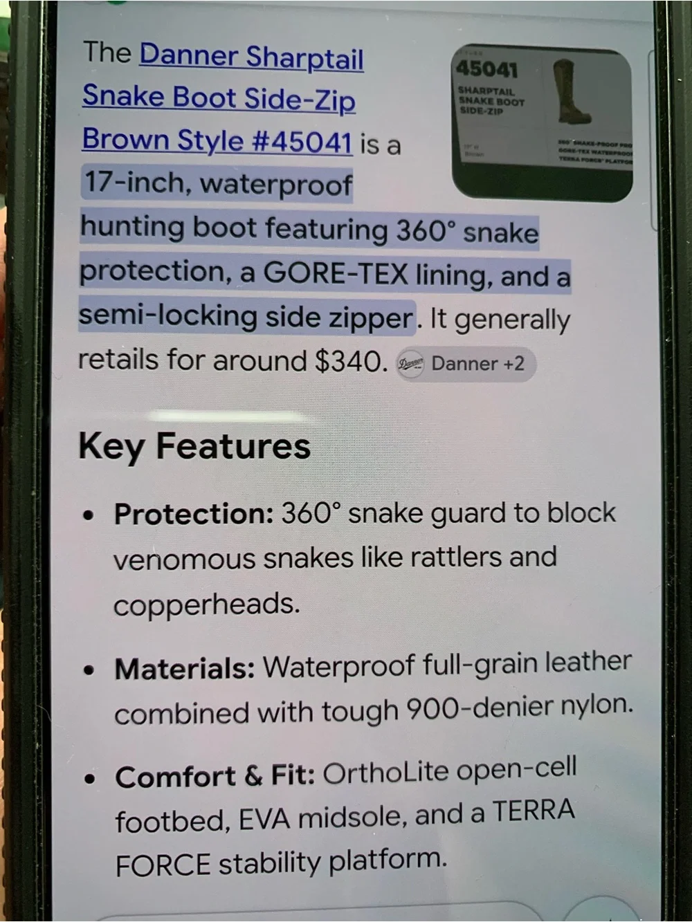 Sharptail Snake Boots